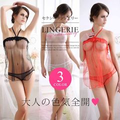 ベビードール セクシーランジェリー セクシー下着 セクシーショーツ  スケスケ セクシー ストレッチ エロ エロい かわいい W-WL-18