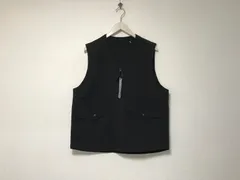 新品未使用本物ジーユーGUジップナイロンベストジャケットジレコートメンズサーフアメカジミリタリーストリートスケーターワークビジネススーツモードゴルフドレス黒ブラックM