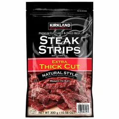 カークランドシグネチャー ステーキ ストリップス 300g Kirkland Signature Steak Strips 12oz 300g