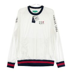 サイズ：2 PEARLY GATES パーリーゲイツ  リバーシブルベスト ニット×ナイロン  ホワイト系 [240001229217] ゴルフウェア メンズ ストスト サイズ：2 PEARLY GATES パーリーゲイツ リバーシブルベスト