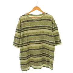 グラミチ GRAMICCI Tシャツ カットソー 半袖 総柄 コットン XL 緑 カーキ /NR ■OS