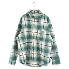 UNUSED (アンユーズド) 22AW WOOL CHECK SHIRT ウールチェック 長袖シャツ ジャケット US2280 ホワイト/グリーンのサムネイル