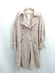 ◇ ⊇ apres jour アプレジュール 無地 長袖 トレンチコート サイズLL ライトピンク系 レディース E  【1503060043431】のサムネイル