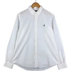 古着 ラルフローレン Ralph Lauren CUSTOM FIT 長袖 ボタンダウンシャツ メンズL相当/eaa592727