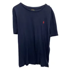 Polo Ralph Lauren ロゴTシャツ M ネイビー ポロラルフローレン プルオーバー ワンポイント 刺繍 古着卸 アメリカ仕入 a704-5592