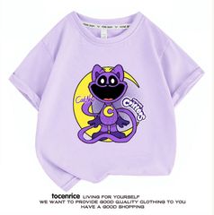 シャツ トップス キッズ グッズ ポピープレイタイム キャットナップ チャプター３ poppyplayTime スマイリングクリッターズ 猫 夏 春 半袖