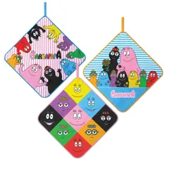 【人気商品】丸眞 ループタオル 3枚組 バーバパパ サリュバーバパパ キャラクター 入園入学グッズ 入園入学準備 保育園 幼稚園 小学校 女の子 5525005300のサムネイル