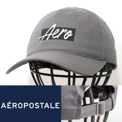 ローキャップ 帽子 メンズ エアロポステール Aeropostale Script Box Logo Adjustable Hat グレー 0093926561 USA ブランドのサムネイル