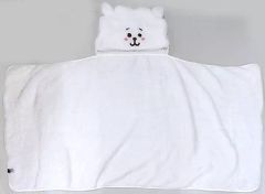 [중고] 안아 베개 커버 시트 RJ(진) 후드 첨부 담요 [BT21]