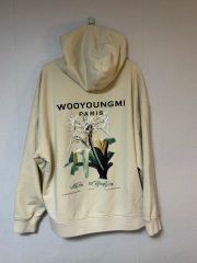 ☆韓国人気☆フラワー バックロゴ Tシャツ/WOOYOUNGMI☆ Black Flower Back Logo T-Shirt - WOOYOUNGMI