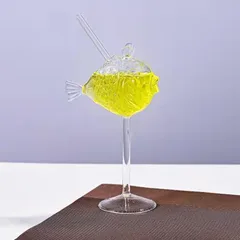 クリエイティブガラス用 カクテルグラス パーソナライズされたガラス素材 ワイングラス マティーニグラス マルガリータ シャンパングラス カクテルグラス用 クリアクリスタル パーティー用YEDA4097
