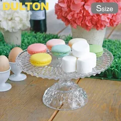 グラスコンポート S マカロン お菓子皿 食器 ガラス製 ダルトン DULTON ケーキスタンド 1段 アフタヌーンティー スタンド 皿 フードスタンド トレー プレート デザートスタンド 台 おしゃれのサムネイル