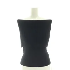 machatt オフショルダーリブニット ブラック black