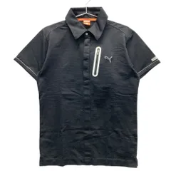 サイズ：M PUMA GOLF プーマゴルフ  半袖ポロシャツ  ブラック系 [240101515438] ゴルフウェア メンズ ストスト