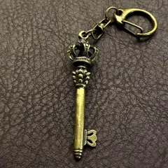 真鍮 キーホルダー キーリング ヴィンテージ ビンテージ アンティーク レトロ 真鍮製 縁起物 金運 ハンドメイド ペンダントトップ 置物 チャーム 鍵 158