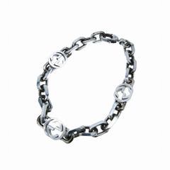 GUCCI グッチ インターロッキングG ブレスレット 16 エイジング フィニッシュ チェーン Ag925 シルバー メンズ レディース 【中古】 /TNTのサムネイル