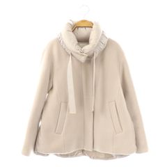 ANAYI ウール切り替えダウンショートコート 新品未使用 ウール切り替えダウンショートコート | ANAYI/アナイ | 三越伊勢丹