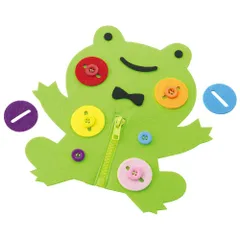 アーテック ボタンとファスナーあそび かえる 21590 （1点） [おもちゃ・知育玩具]