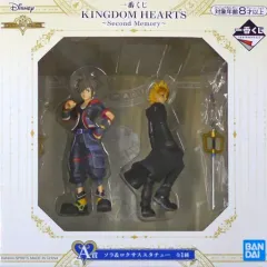 【中古】フィギュア ソラ＆ロクサス 「一番くじ キングダムハーツ～Second Memory～」 A賞 スタチューフィギュア