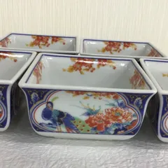九谷焼 三段重 丸喜陶苑 丸喜窯 食器 箱付き未使用】九谷焼 丸喜窯 丸喜陶苑 高台盛皿 銘々皿 錦