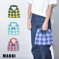 マルニ ミニハンドバッグ ニット レディース クロシェ かぎ針編み ワンハンドル カラフル ブランド バッグ MARNI M00995