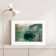 【A2】アンリ・ル・シダネル 船 ボート アートポスター 絵画 名画 インテリア おしゃれ BROOMIN AP206