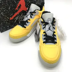 Nike スニーカー HF4319-741 新品同様 箱 タグ ジョーダン スパイジーク ロー PRM バーシティメイズ 27.5cm イエロー ナイキ 靴B12284◆