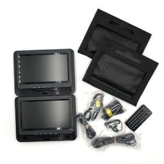 【カーモニター】車載用 モニター カーモニター DVDプレイヤー ツインモニター