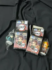 鬼滅の刃 竈門 炭治郎 キーホルダー 煉獄 杏寿郎 キーホルダー まとめ (状態確認開封)
