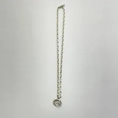 01w-5345 グッチ GUCCI  インターロッキングG ネックレス 本体のみ 袋なし Ag925 シルバーアクセサリー  イタリア製   ネックレス  【中古品】