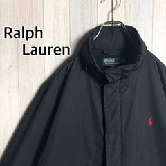 Polo by Ralph Lauren ポロ バイ ラルフローレン ジップジャケット ポリエステル ブラック XL スウィングトップ ブルゾン