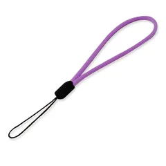 [shizukawill] シズカウィル ショート ストラップ シンプル 丸紐 スマホ 携帯ストラップ オシャレ 落下防止 コンパクト カラフル purple(紫色) 0