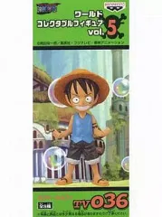 【中古】フィギュア モンキー・D・ルフィ 「ワンピース」 ワールドコレクタブルフィギュア vol.5 TV036
