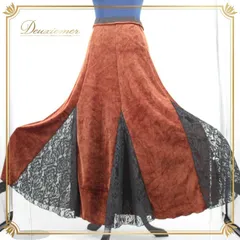 社交ダンス 衣装 スタンダード スカート レッスンウェア レディース オールシーズン ブラック系 ブラウン系 黒 茶色 花柄 レース バイカラー 大人かわいい フレア スカート ロング丈 おしゃれ シック フィット感 伸縮性 お稽古 着やすい ドレッシー