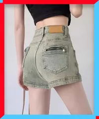 新品 ショートパンツ レディース ウォッシュデニム ビンテージデニム 夏カジュアルジーンズ 韓国風デニム 短パン 【送料無料】
