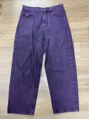 正規品！ポーラースケートBigBoy 紫 Mサイズ POLAR SKATE CO. BIG BOY JEANS PURPLE BLACK