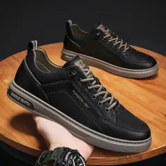 ☆ ブラック ☆ 44(27cm) ☆ メンズ スニーカー pmycmenshoes04 カジュアルシューズ メンズ 6-8cm スニーカー インヒールスニーカー 厚底靴 厚底スニーカー 靴 厚底 インヒール 底上げ靴 厚底ヒール 運動靴 ローカットのサムネイル
