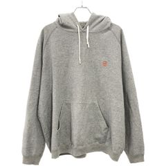 SEE SEE シーシー LOGO HOODIE ロゴ刺繍パーカー  グレー L