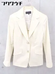 ◇ INDIVI インディヴィ テーラード ジャケット サイズ38 クリーム系 レディース 【中古】 【1102170011929】