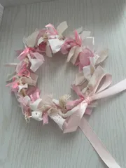 リボンクラウン　ベビークラウン　ハンドメイド