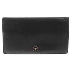 CHANEL (シャネル) ココボタン ロングウォレット 長財布 ブラック A20904のサムネイル