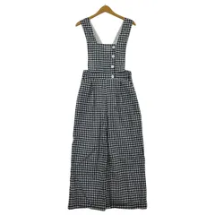 ZARA BASIC ザラベーシック ギンガムチェック オールインワンサロペット sizeEUR S/ネイビー×ホワイト