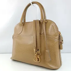 【 MORABITO 】O A-3  モラビト DINA ディナ レザー ゴールド金具 通勤  2way ショルダーベルト付 ハンドバッグ 手提げ トート 婦人鞄 ブラウン ベージュ系