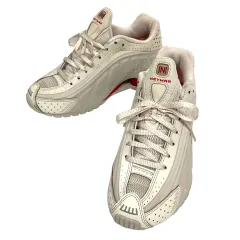 ナイキ NIKE bv1387-002 SHOX R4 NEYMAR WHITE ショックス R4 ネイマール スニーカー 26.0 白 ホワイト 赤 レッドのサムネイル
