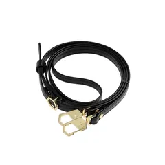 iFace Hang and ショルダー ストラップ (PUレザー/ブラック)【スマホ 携帯 ネックストラップ アイフェイス ショルダーストラップ 斜め掛け 首掛け 落下防止 おしゃれ】