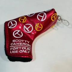 スコッティキャメロン　パターカバー　クリップ付き　レッドSMALL-T  検索スコッチキャメロンパターカバー