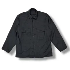 試着のみ 希少20aw サイズ3コモリ ウールカシミヤ オープンカラーシャツ 茶