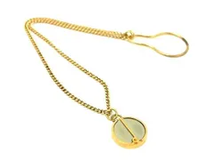 ■美品■ dunhill ダンヒル ネクタイチェーン タイチェーン アクセサリー ビジネス 紳士 メンズ ゴールド系×シルバー系 DE5782