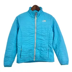 THE NORTH FACE ノースフェイス 中綿 ナイロン ジャケット アウトドア ライトブルー (レディース M) 中古 古着 S5426
