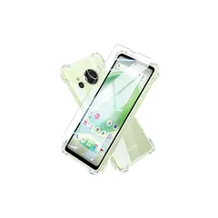 【1+1+1入り】対応 AQUOS sense8 SH-54D SHG11 フィルム + ケース AQUOS sense 8 ガラスフイルム + レンズ 保護フィルム 液晶 保護フィルム 強化ガラス 貼り付け簡単 硬度9H 飛散防止 高透過率 アクオスセンのサムネイル